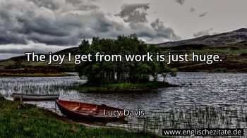 Englisches Zitat von Lucy Davis als Bild