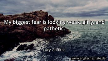 Englisches Zitat von Lucy Griffiths als Bild