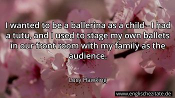 Englisches Zitat von Lucy Hawking als Bild