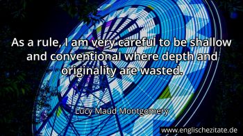 Englisches Zitat von Lucy Maud Montgomery als Bild
