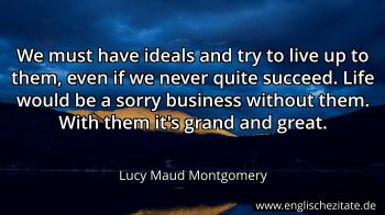 Englisches Zitat von Lucy Maud Montgomery als Bild