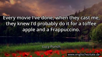 Englisches Zitat von Lucy Punch als Bild