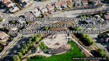 Englisches Zitat von Ludwig von Mises als Bild