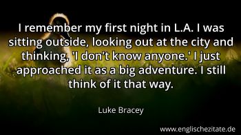 Englisches Zitat von Luke Bracey als Bild