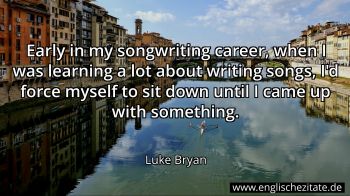 Englisches Zitat von Luke Bryan als Bild
