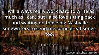Englisches Zitat von Luke Bryan als Bild