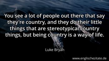 Englisches Zitat von Luke Bryan als Bild