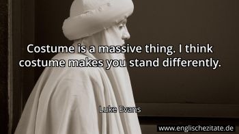 Englisches Zitat von Luke Evans als Bild