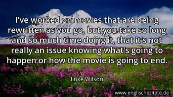 Englisches Zitat von Luke Wilson als Bild