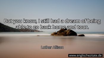Englisches Zitat von Luther Allison als Bild