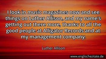 Englisches Zitat von Luther Allison als Bild