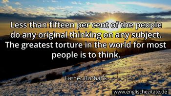 Englisches Zitat von Luther Burbank als Bild