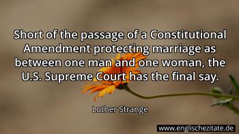 Englisches Zitat von Luther Strange als Bild