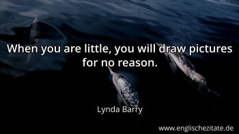 Englisches Zitat von Lynda Barry als Bild