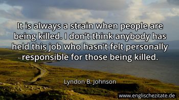 Englisches Zitat von Lyndon B. Johnson als Bild