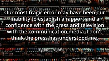 Englisches Zitat von Lyndon B. Johnson als Bild