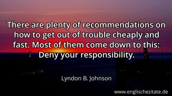 Englisches Zitat von Lyndon B. Johnson als Bild