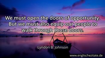 Englisches Zitat von Lyndon B. Johnson als Bild