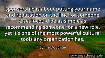 Englisches Zitat von Lynne Doughtie als Bild