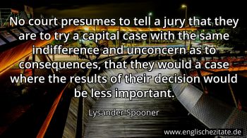 Englisches Zitat von Lysander Spooner als Bild