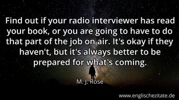 Englisches Zitat von M. J. Rose als Bild