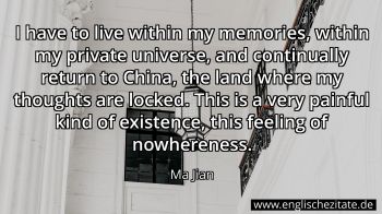 Englisches Zitat von Ma Jian als Bild