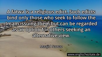 Englisches Zitat von Maajid Nawaz als Bild