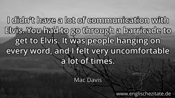 Englisches Zitat von Mac Davis als Bild