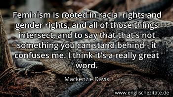 Englisches Zitat von Mackenzie Davis als Bild