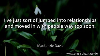 Englisches Zitat von Mackenzie Davis als Bild