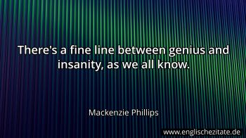 Englisches Zitat von Mackenzie Phillips als Bild