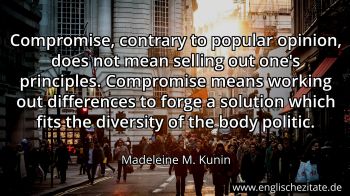 Englisches Zitat von Madeleine M. Kunin als Bild