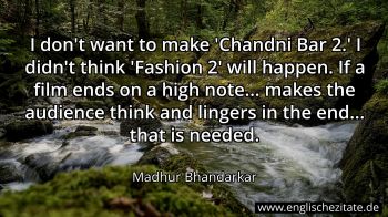 Englisches Zitat von Madhur Bhandarkar als Bild