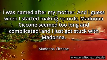Englisches Zitat von Madonna Ciccone als Bild