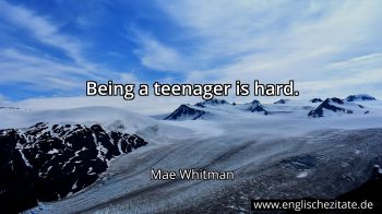 Englisches Zitat von Mae Whitman als Bild