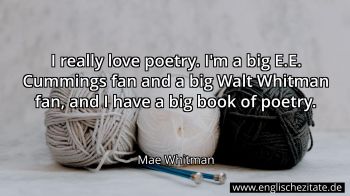 Englisches Zitat von Mae Whitman als Bild