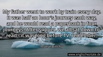 Englisches Zitat von Maeve Binchy als Bild