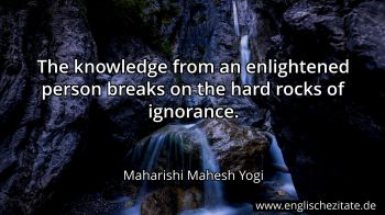 Englisches Zitat von Maharishi Mahesh Yogi als Bild