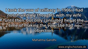 Englisches Zitat von Mahatma Gandhi als Bild