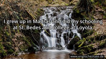Englisches Zitat von Mahesh Babu als Bild
