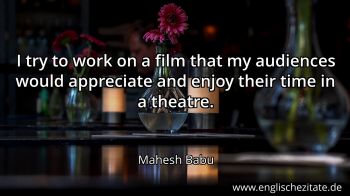 Englisches Zitat von Mahesh Babu als Bild