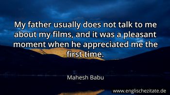 Englisches Zitat von Mahesh Babu als Bild