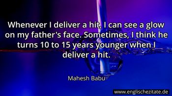 Englisches Zitat von Mahesh Babu als Bild