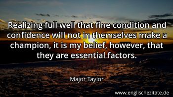 Englisches Zitat von Major Taylor als Bild