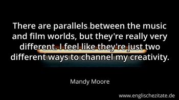 Englisches Zitat von Mandy Moore als Bild