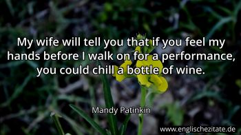Englisches Zitat von Mandy Patinkin als Bild