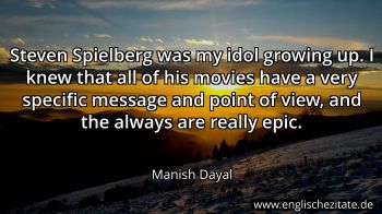 Englisches Zitat von Manish Dayal als Bild