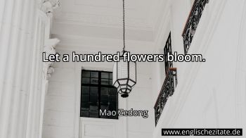 Englisches Zitat von Mao Zedong als Bild