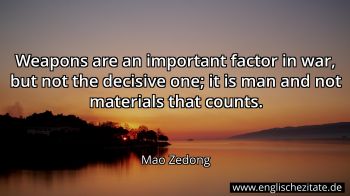 Englisches Zitat von Mao Zedong als Bild