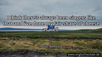 Englisches Zitat von Marc Almond als Bild